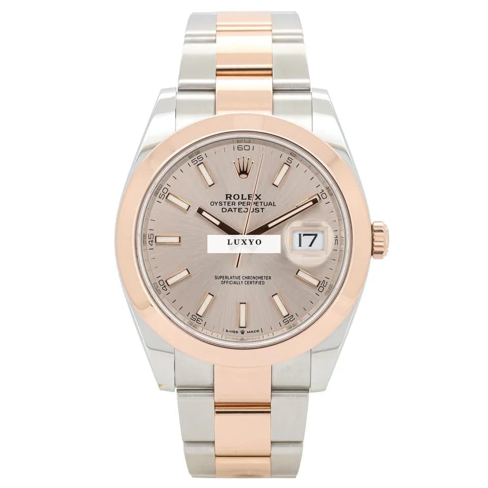 Rolex Datejust 41 126301 Sundust Dial Everose Bicolor Roségold - Image 1