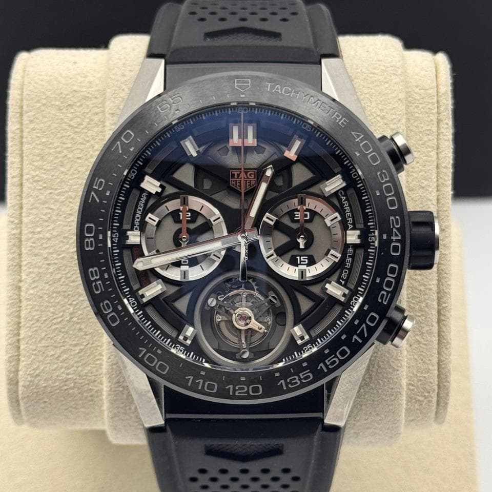 TAG Heuer Carrera Caliber Heuer 02T Chronograph Tourbillon # Full set - Image 1