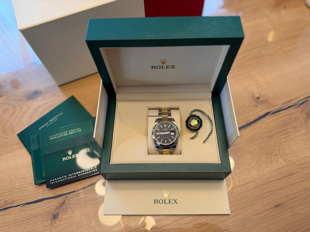 Rolex Datejust 41 Rolex Datejust 41 - Gelbgold, Stahl- schwarzes Zifferblatt - Image 1