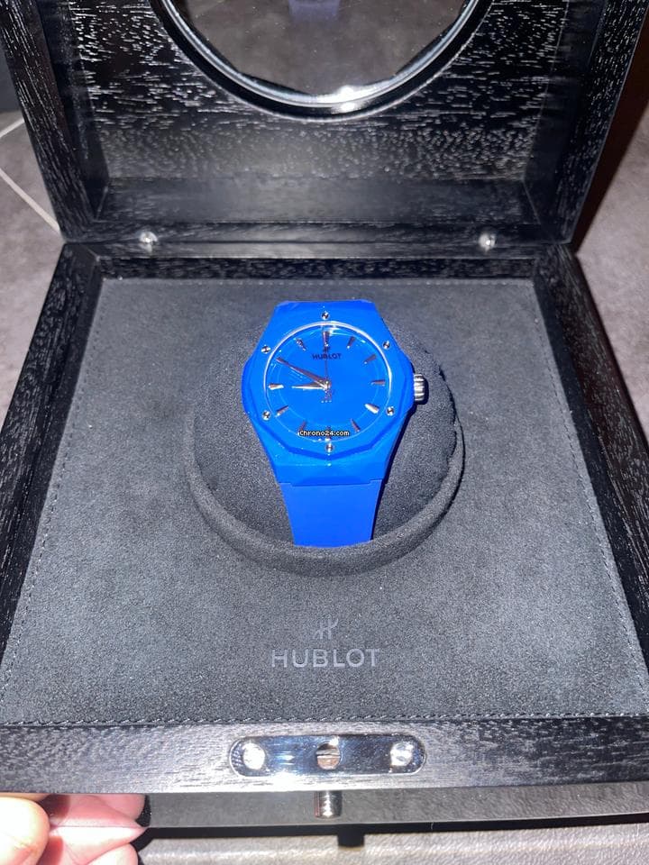 Hublot Classic Fusion Orlinski Blue Ceramic 40mm HUBLOT Orlinski blue - Image 1