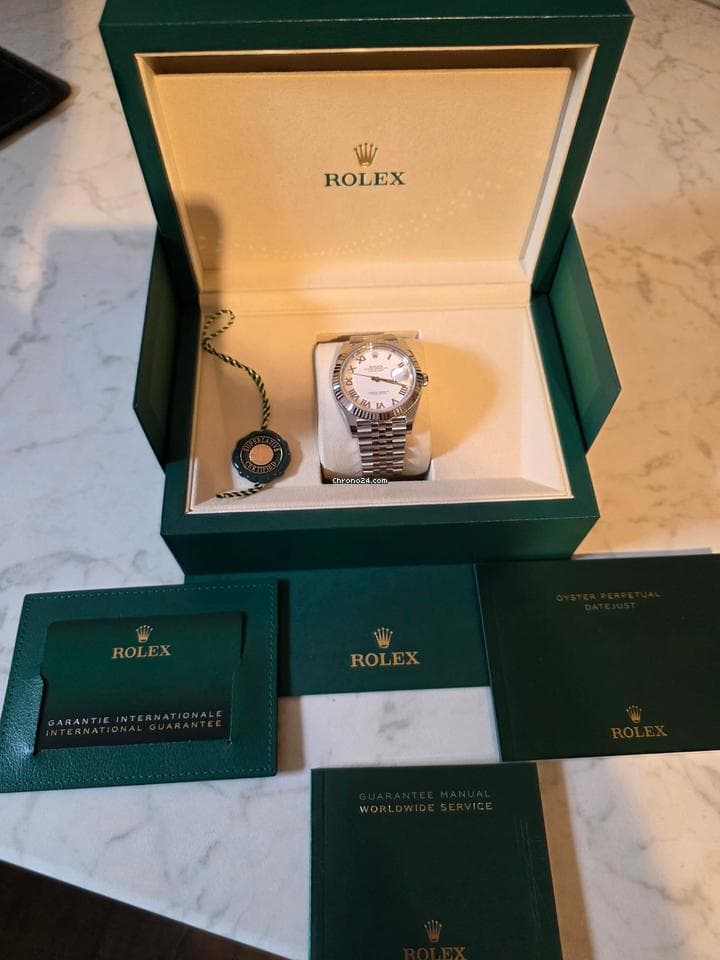 Rolex Datejust 41 126334| Unworn | White Dial | Jubilee I Roman | Model 2025 - Image 1