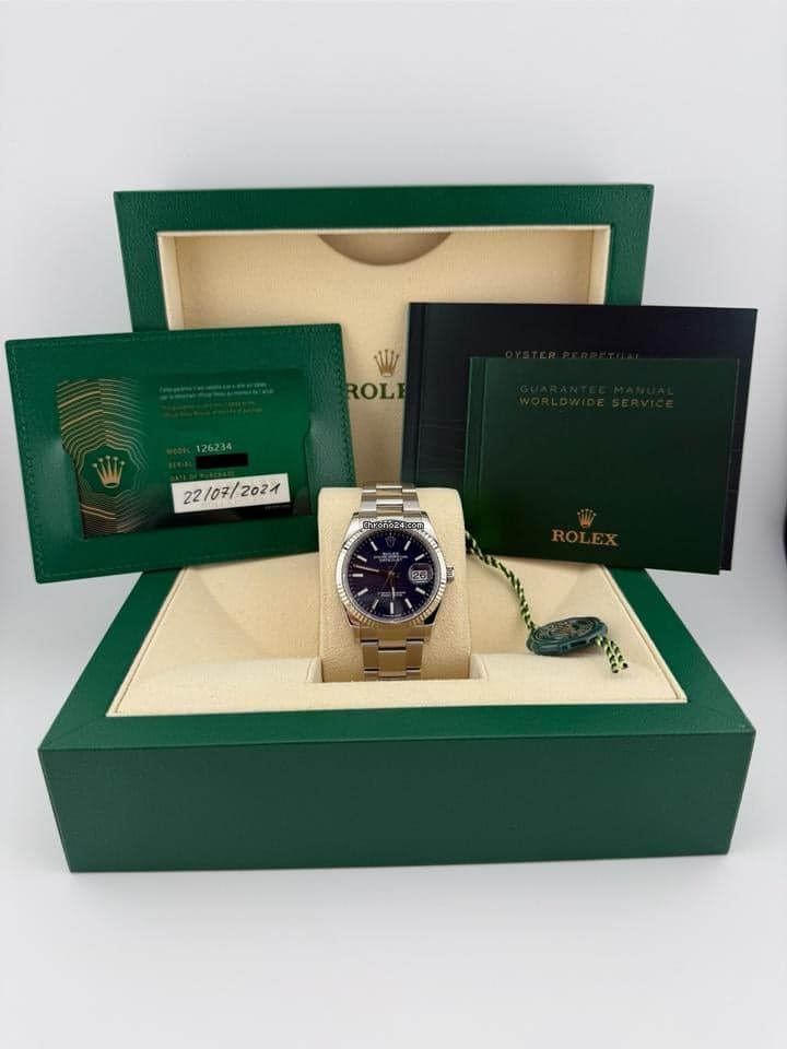 Rolex Datejust 36 Motif Dial - Full Set - Image 1