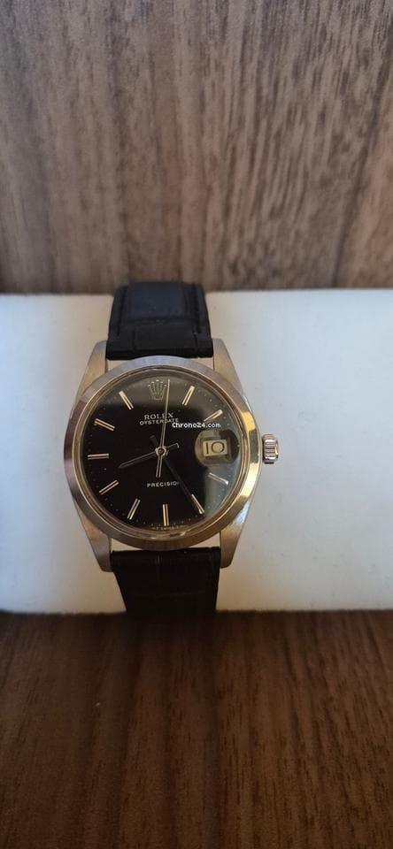 Rolex Oyster Date Rolex Oysterdate Precision 6694 – Black Dial – Vintage 34mm - Image 1