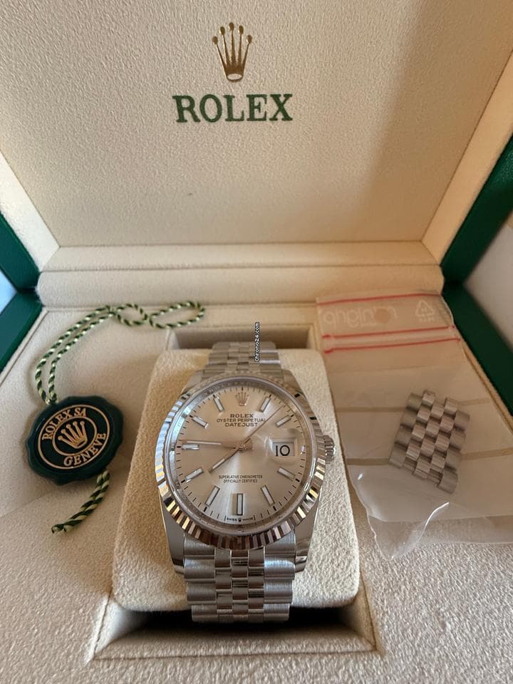 Rolex Datejust 36 Full Set mit Garantie und Original Box - Image 1