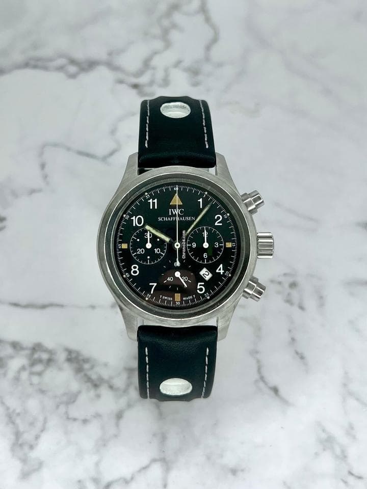 IWC Pilot Chronograph 36mm Quarz Vintage Travel-Case