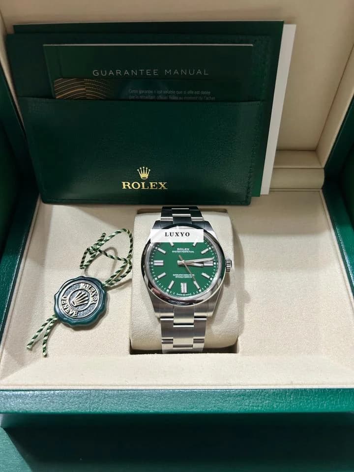 Rolex Oyster Perpetual 41 Rolex Oyster Perpetual 41 Green