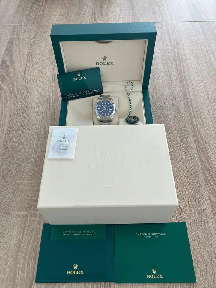 Rolex Datejust 41 Set complet avec facture d’achat - Image 1
