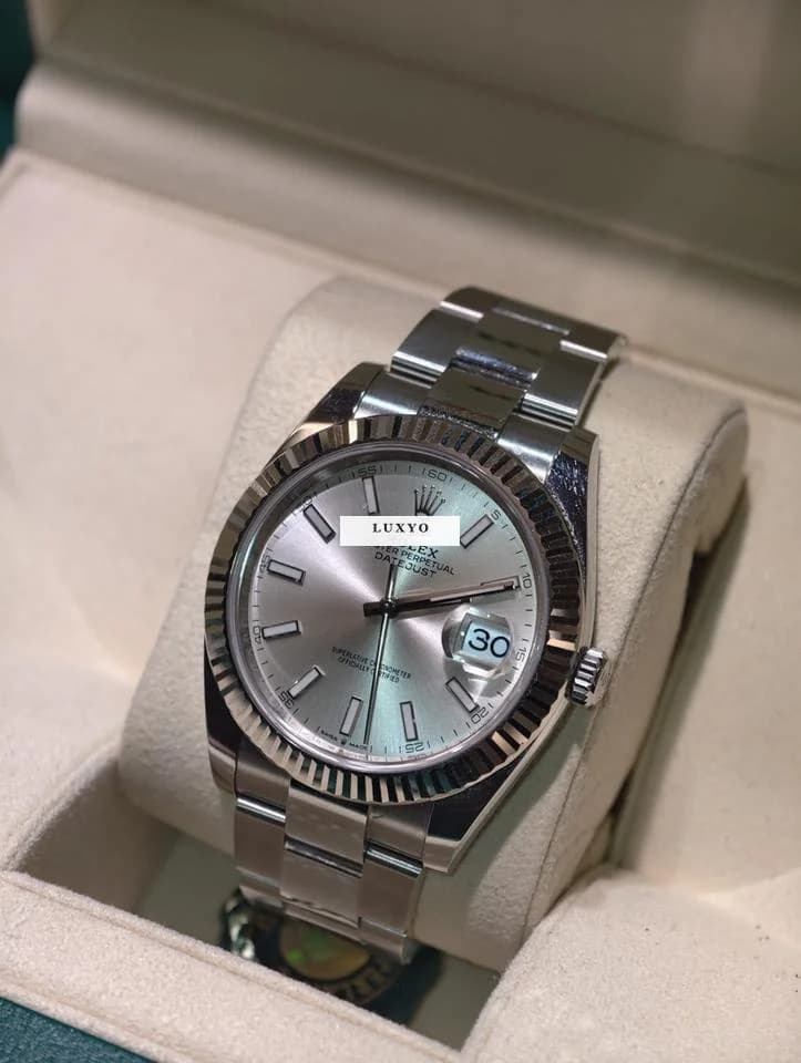 Rolex Datejust 41 Gris Fullset - Image 1