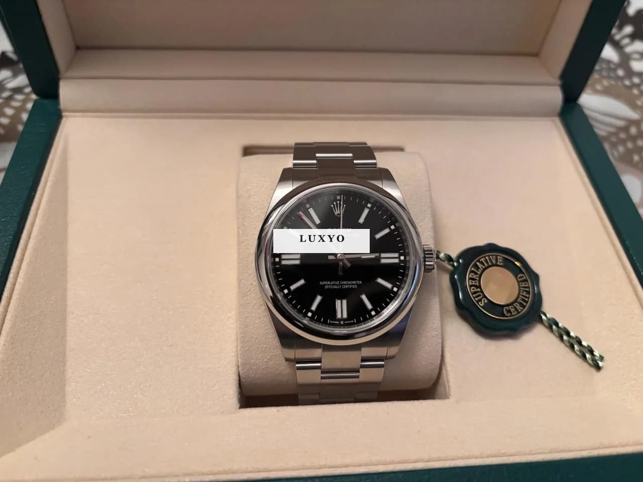 Rolex Oyster Perpetual Stainless Dial (2025) Set complet, papiers et boîte . - Image 1