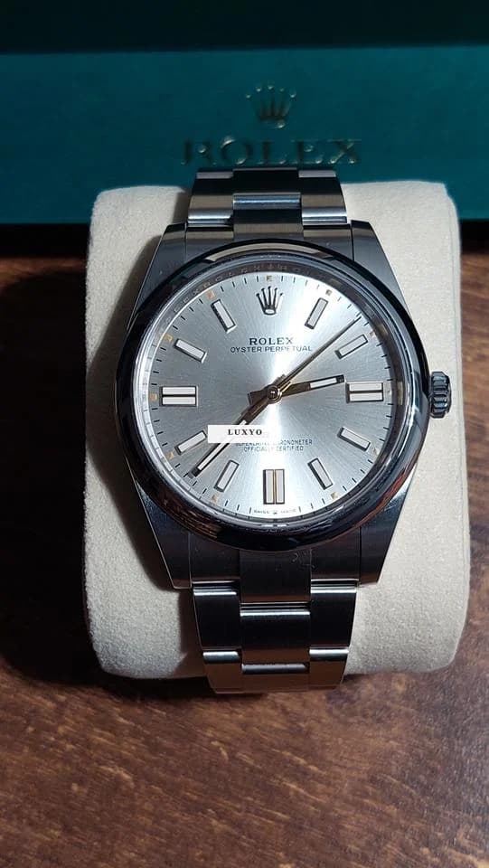 Rolex Oyster Perpetual 41 full set, orologio mai indossato