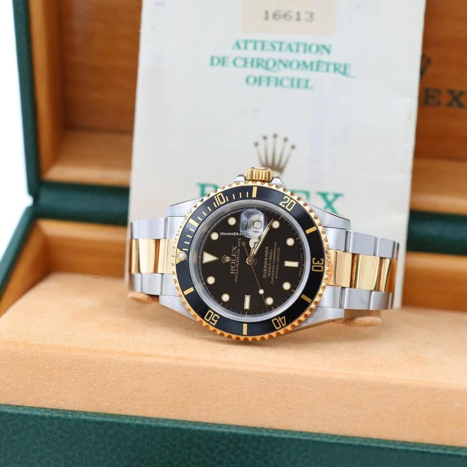 Rolex Submariner Date ref. 16613LN Steel/Gold - Full Set - Image 1
