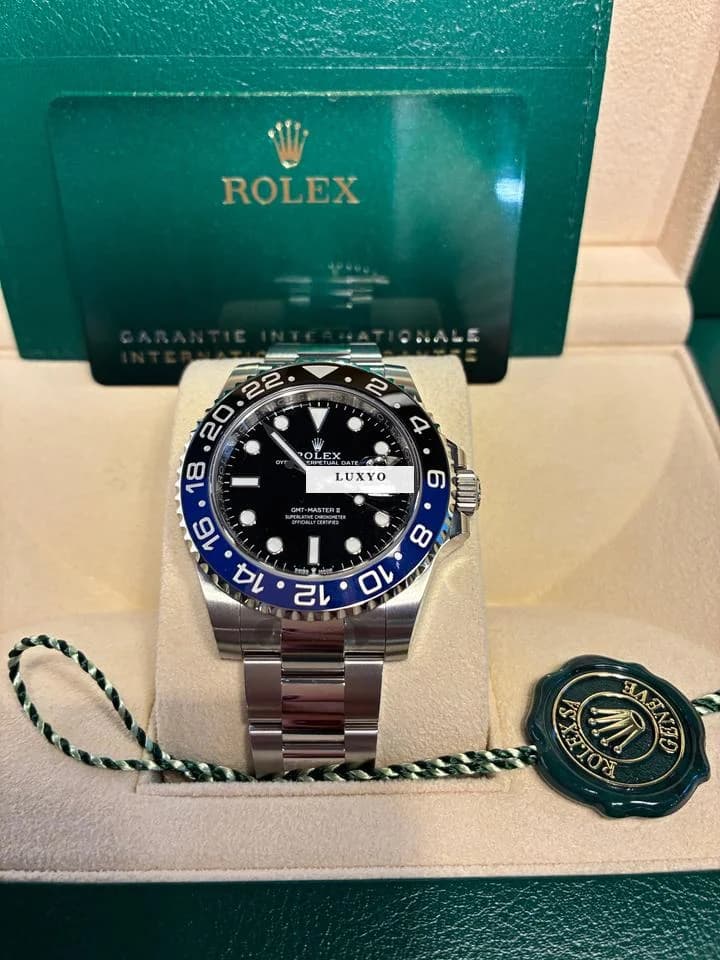 Rolex GMT-Master II "Batman" Full Set mit Verpackung und Travelbag - Image 1