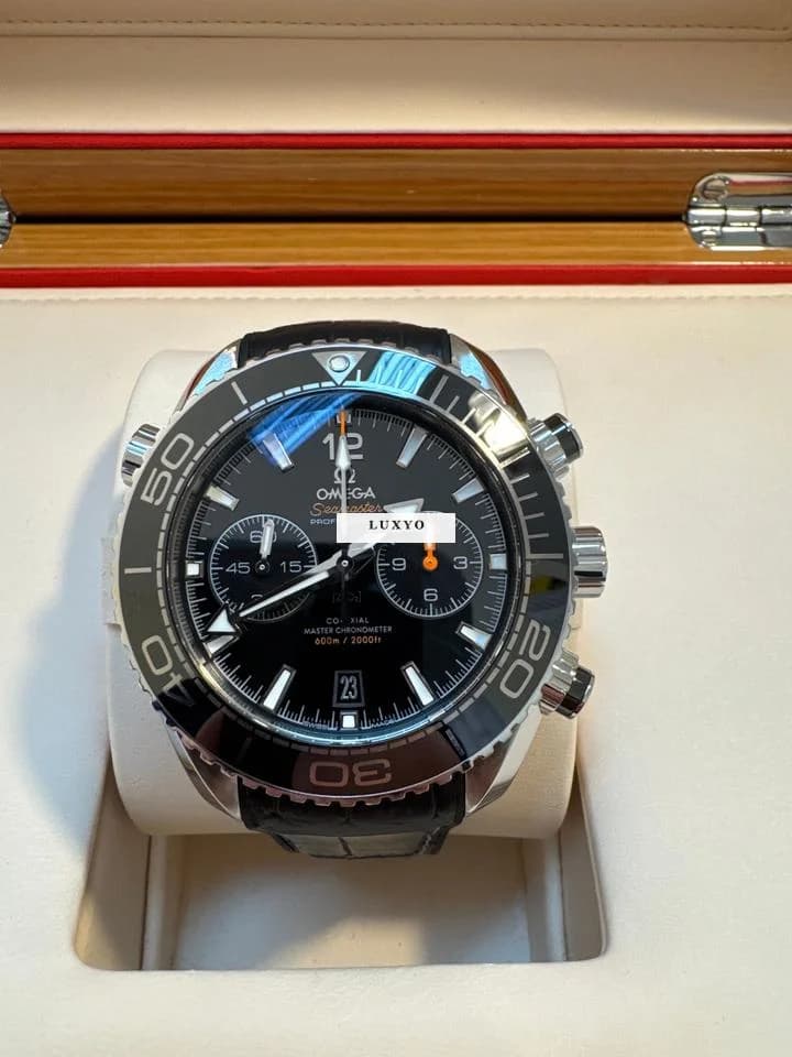 Omega Seamaster Planet Ocean Chronograph Full Set plus 2 Austauschbänder - Image 1