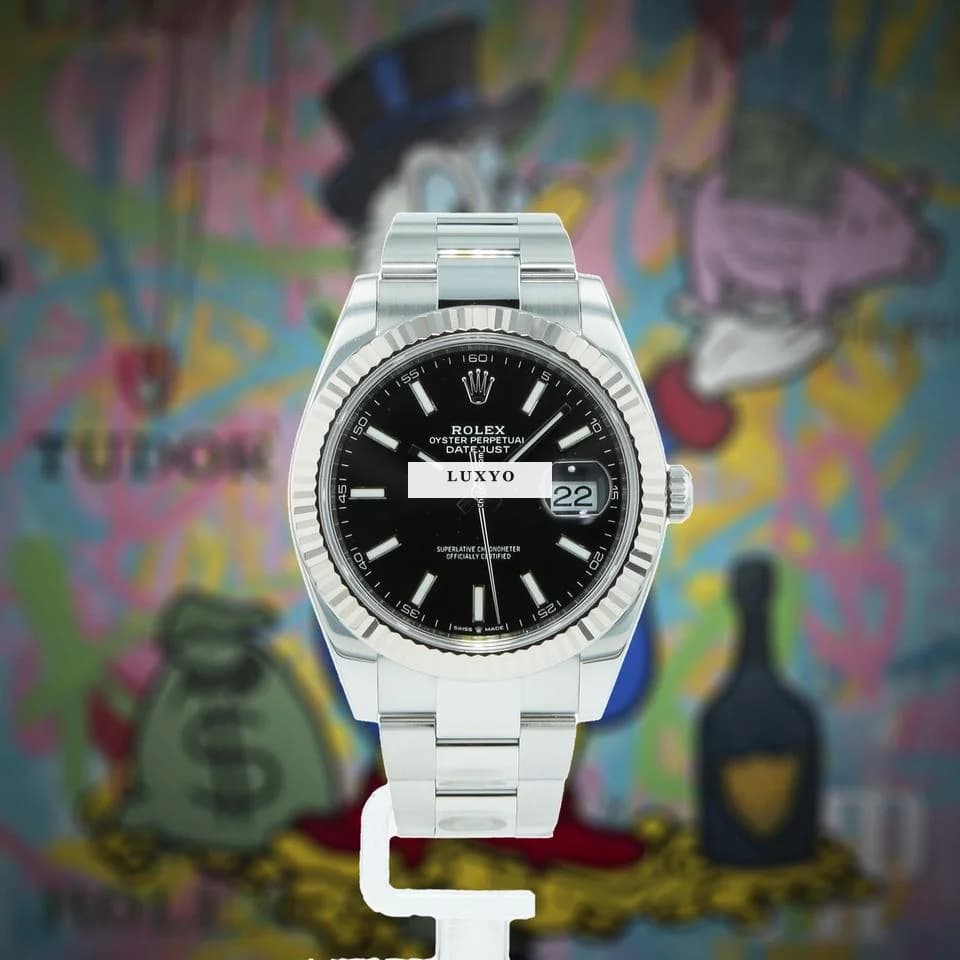 Rolex Datejust 41 | 126334 | Box & Papers | Black Dial | Oyster Bracelet - Image 1