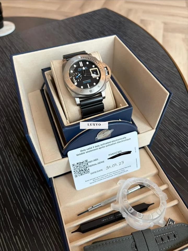 Panerai Submersible 47mm Titanium 2023 Like New Full Set - Image 1